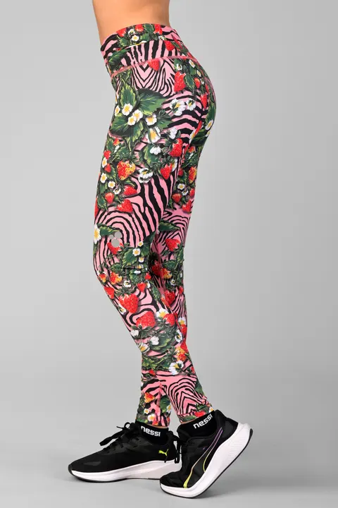 Legginsy regular z pasem Pro Strawberry Fusion