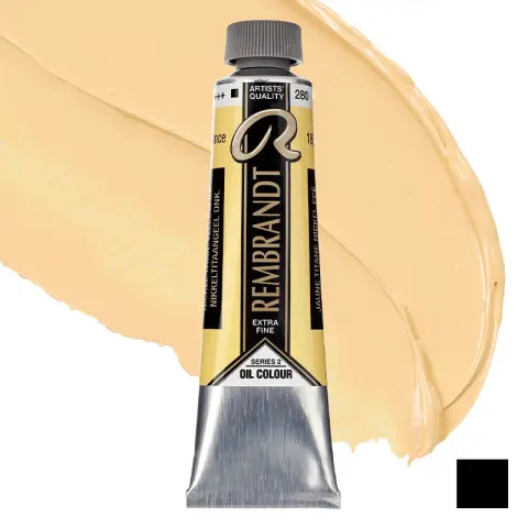 Farba olejna Rembrandt 40 ml - 280 S2 Nickel titanium yellow deep