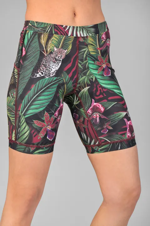 Krótkie legginsy z taśmami stabilizującymi Selva Blush