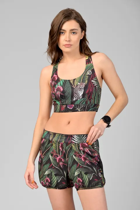 Spodenki sportowe z legginsami damskie Selva Blush