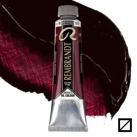 Farba olejna Rembrandt 40 ml - 323 S3 Burnt carmine