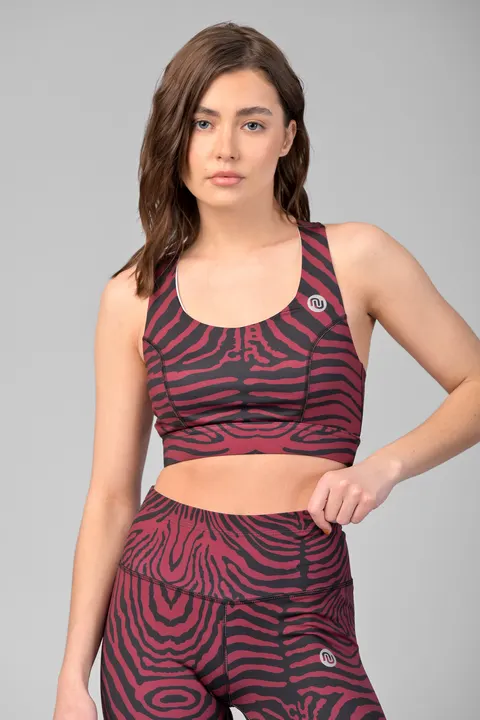 Top sportowy Zebra Blush
