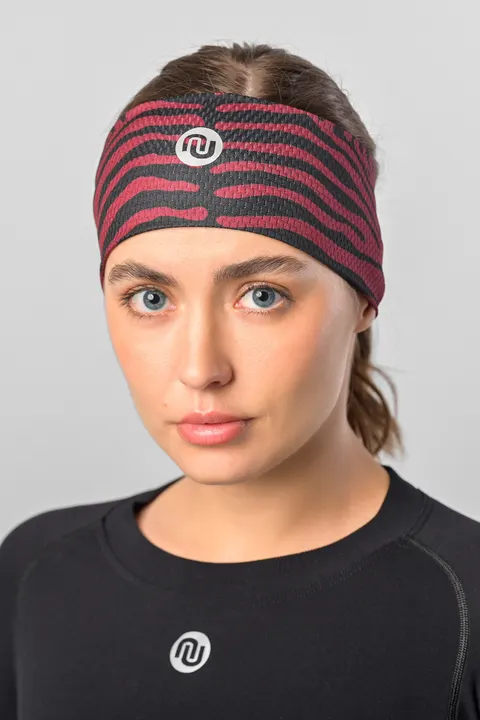 Opaska sportowa Zebra Blush