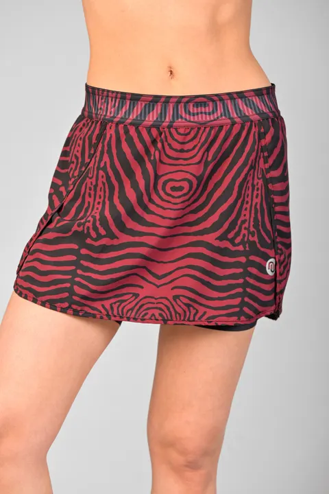 Spódniczka biegowa Trail z legginsami Zebra Blush