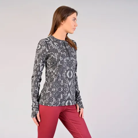 Bluza Soft Hug sportowa Zip Ornamo Lace - Sample