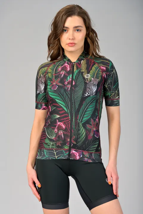 Rozpinana koszulka rowerowa Selva Blush