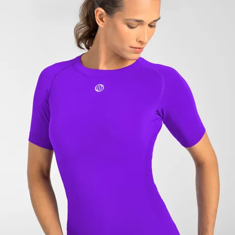 Oddychająca koszulka z krótkim rękawem Ultra Purple