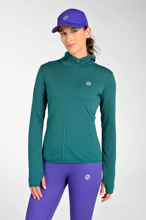 Bluza Coldproof rozpinana z kapturem termoaktywna Imperial Petrol