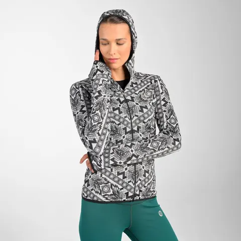 Bluza Coldproof rozpinana z kapturem termoaktywna Oanamo White