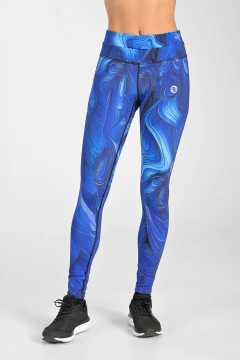 Legginsy 7/8 petite z pasem Pro Mystic Blue