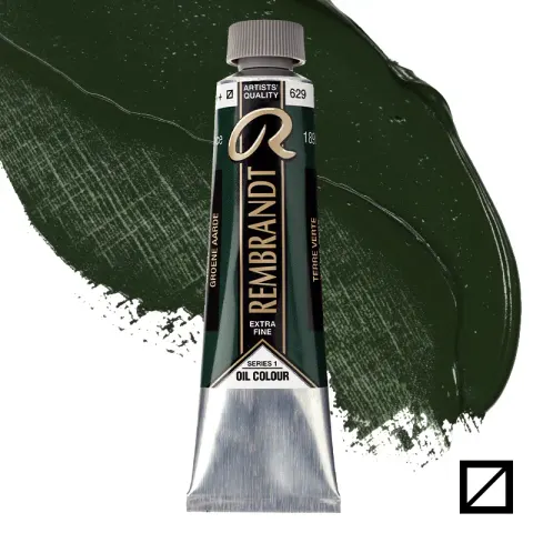 Farba olejna Rembrandt 40 ml - 629 S1 Green earth