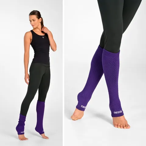 Ocieplacze getry damskie Purple