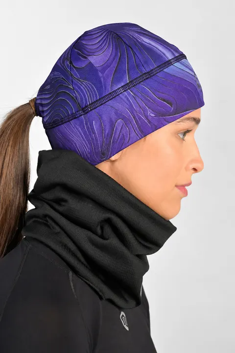 Czapka z otworem na kucyk Mystic Purple