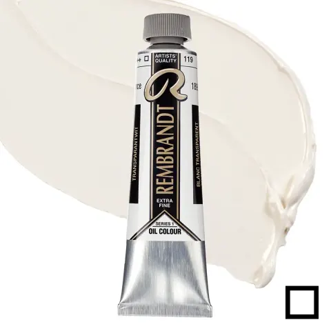 Farba olejna Rembrandt 40 ml - 119 S1 Transparent white