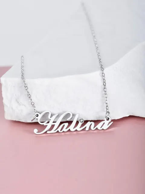 Naszyjnik imię Halina, srebrny S300867S00