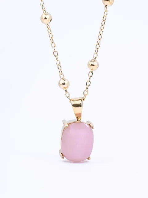 Naszyjnik Opal Pudrowy, złoty S303529Z00