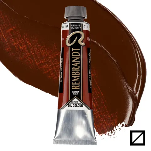 Farba olejna Rembrandt 40 ml - 411 S1 Burnt sienna