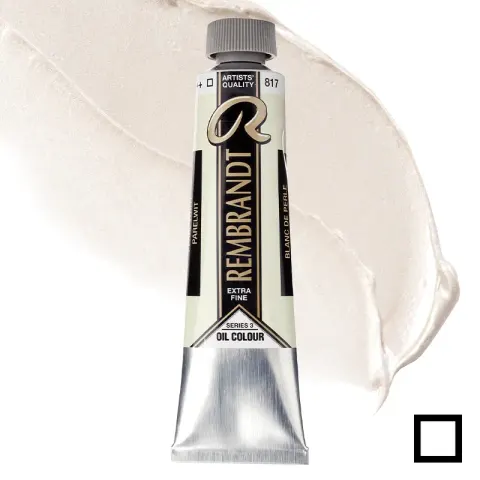 Farba olejna Rembrandt 40 ml - 817 S3 Pearl white