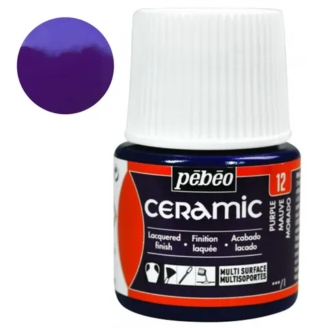 Farba Ceramic Pebeo 45 ml - 12 Purple