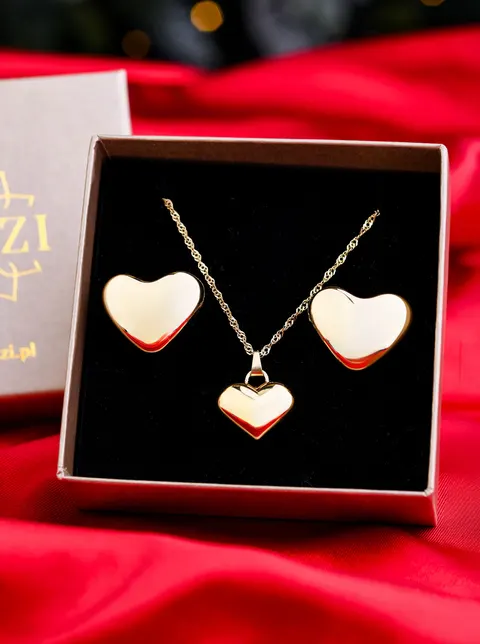 Zestaw Biżuterii Heart & Ice
