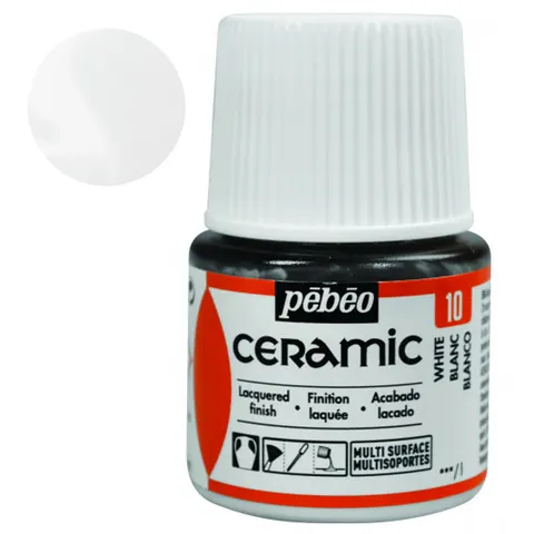 Farba Ceramic Pebeo 45 ml - 10 White