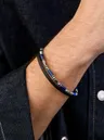 Bransoletka męska, Lapis Lazuli, stal S109267S00