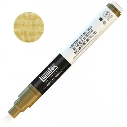 Pisak akrylowy Liquitex Paint Marker 2 mm - 0237 Iridescent antique gold