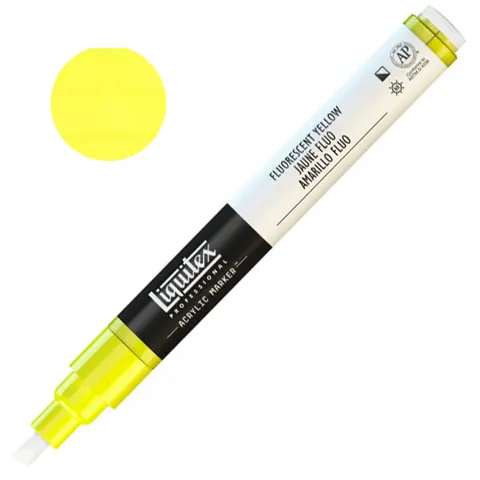 Pisak akrylowy Liquitex Paint Marker 2 mm - 0981 Fluoroscent yellow