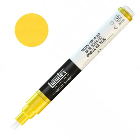 Pisak akrylowy Liquitex Paint Marker 2 mm - 0412 Yellow medium azo