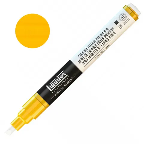 Pisak akrylowy Liquitex Paint Marker 2 mm - 0830 Cadmium yellow medium hue