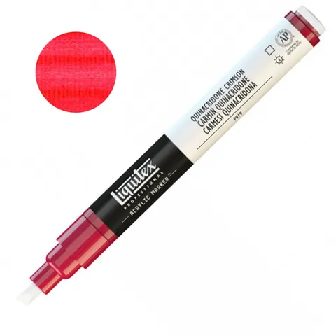 Pisak akrylowy Liquitex Paint Marker 2 mm - 0110 Quinacridone crimson