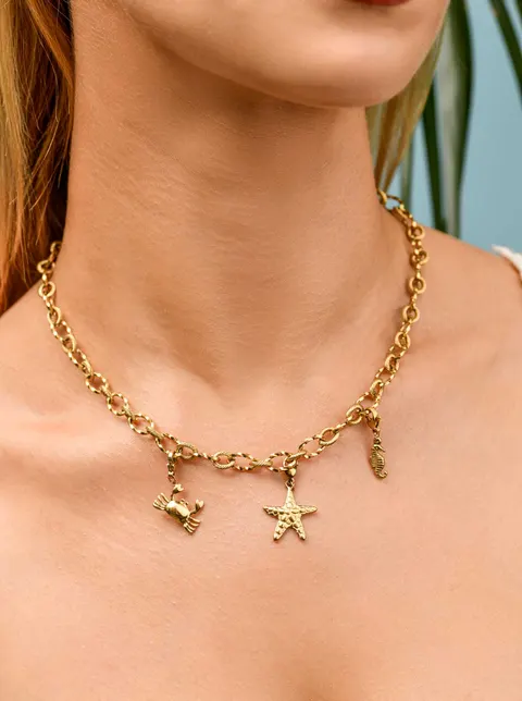 Zestaw Biżuterii Crabby Coast Charms