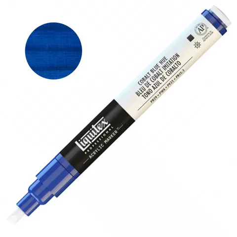 Pisak akrylowy Liquitex Paint Marker 2 mm - 0381 Cobalt blue hue