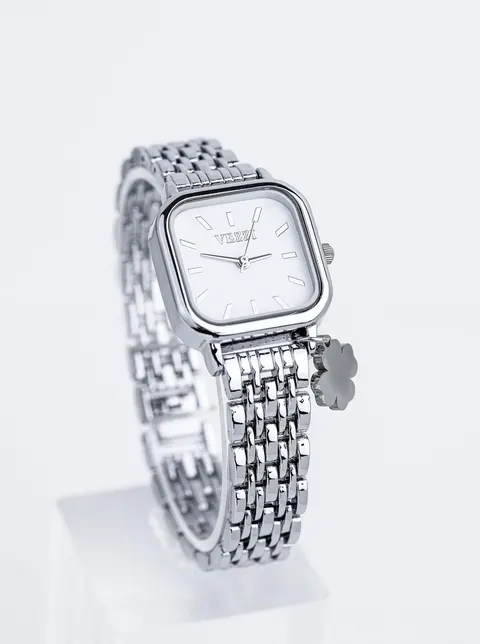 Zegarek Vezzi, koniczynka, kolor srebrny S509609S00