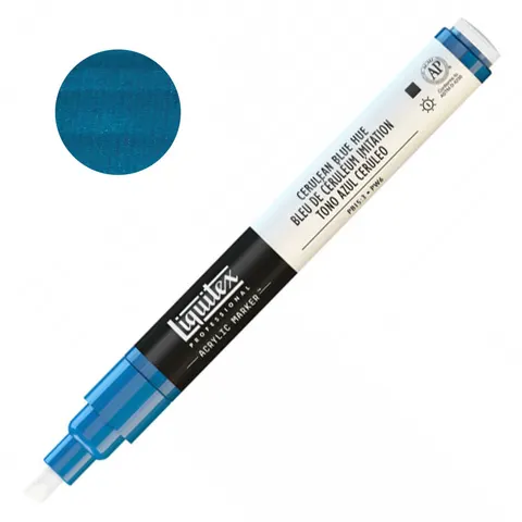 Pisak akrylowy Liquitex Paint Marker 2 mm - 0470 Cerulean blue hue