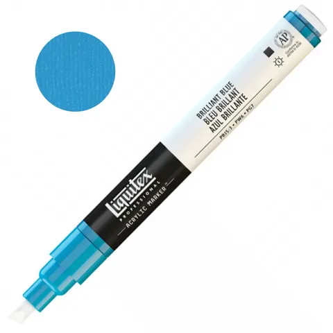 Pisak akrylowy Liquitex Paint Marker 2 mm - 0570 Brilliant blue