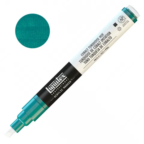 Pisak akrylowy Liquitex Paint Marker 2 mm - 0169 Cobalt turquoise hue