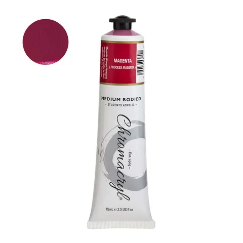 Farba akrylowa Chromacryl 75 ml - Magenta