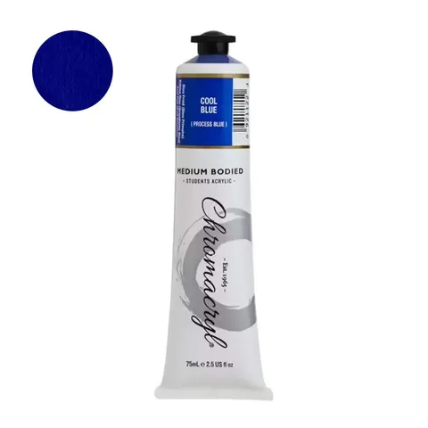 Farba akrylowa Chromacryl 75 ml - Cool Blue