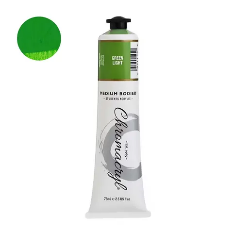 Farba akrylowa Chromacryl 75 ml - Green Light
