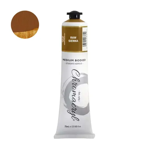 Farba akrylowa Chromacryl 75 ml - Raw Sienna