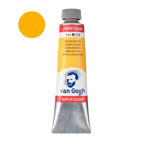 Farba akrylowa Van Gogh 40ml - 270 Azo yellow deep