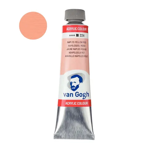 Farba akrylowa Van Gogh 40ml - 224 Naples yellow red