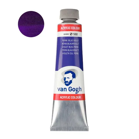 Farba akrylowa Van Gogh 40ml - 568 Permanent blue violet