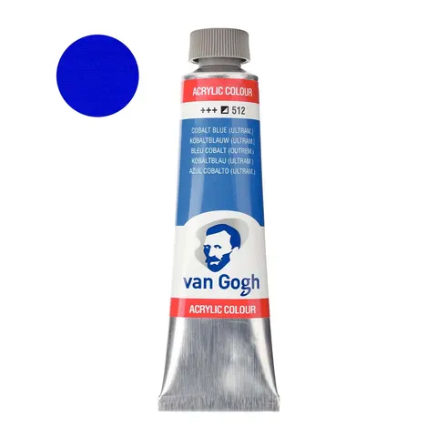 Farba akrylowa Van Gogh 40ml - 512 Cobalt blue (ultram.)
