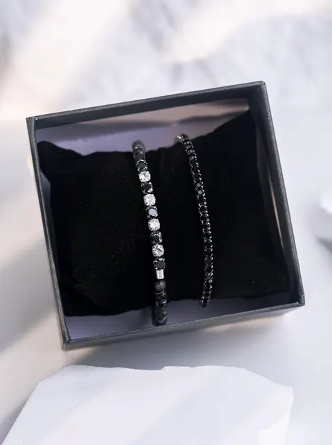 Zestaw bransoletek dla Par Bonded by Love