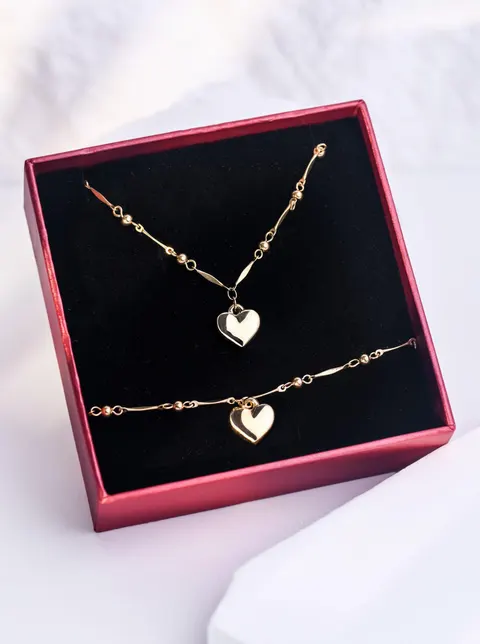 Zestaw biżuterii Parallel Hearts