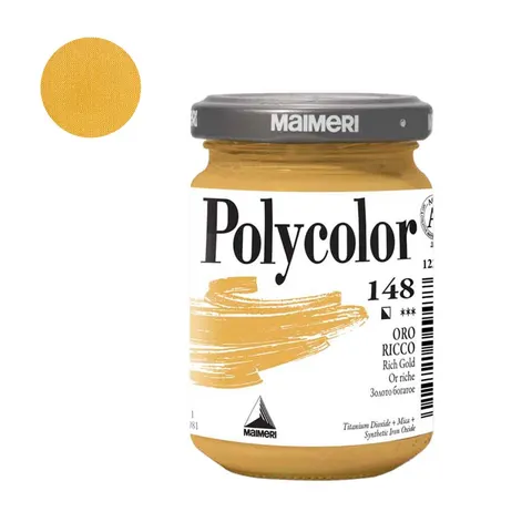 Farba akrylowa Polycolor 140 ml - 148 Rich Gold