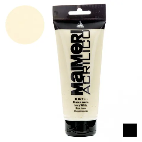 Farba akrylowa Maimeri Acrilico 200 ml - 021 Ivory white