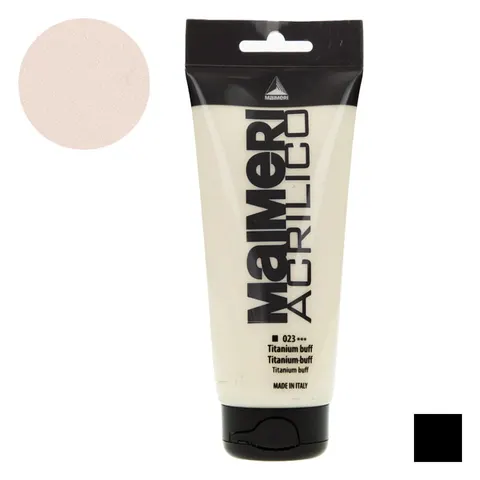 Farba akrylowa Maimeri Acrilico 200 ml - 023 Titanium buff